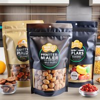 Sachets Doypack Personnalisés Imprimés avec Fenêtre et Fermeture Zip Refermable pour Emballage Alimentaire (Épices, Café, Snacks, Aliments pour Animaux, Gelée) - Vente en Gros