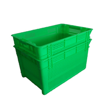 Boîte en plastique de stockage de récolte Offre Spéciale caisse de fruits mobile