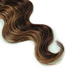 تمديدات الشعر قبل تمديدها ضفائر الشعر الكروشيه مرفق 24 بوصة الجسم موجة تجديل الشعر الاصطناعية للنساء السود - Product Image 6