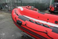390 Sport Style Nervure Bateau Hypalon Semi-Rigide En Fiber De Verre PVC Gonflable Tender Yacht Pêche Lac Sauvetage Plongeur Puissance Moteur