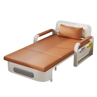 OEYTREE Sofá Cama de Tela Nórdico Moderno Minimalista de Alta Gama Plegable Multifuncional para Sala de Estar de Apartamento Pequeño