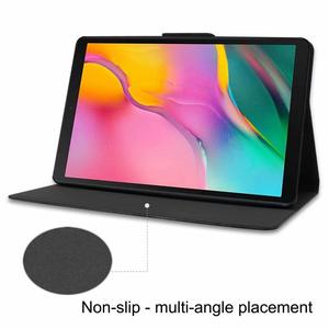 Cover per tablet con motivo mucca per Samsung <span class=keywords><strong>Galaxy</strong></span> <span class=keywords><strong>Tab</strong></span> A <span class=keywords><strong>10.1</strong></span> T510, custodia in pelle per tablet - Product Image 2