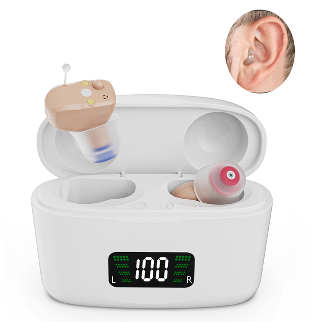 7-day Shipping in Stock Discounted Price Cic Rechargeable Digital Hearing Aids