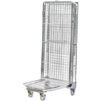 500KG Capacité de chargement Double logistique en forme de U Manipulation Conteneur à rouleaux en acier Conteneur à roulettes au meilleur prix