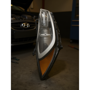 Faro Halógeno para Hyundai Elantra 17+ Lado Izquierdo Amarillo con Motor Nuevo Repuesto 12V - Product Image 1