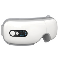 Productos de Tendencia 2026, Nuevo Masajeador de Ojos con Compresión de Calor/Frío, Cuero PU, USB Tipo-C