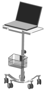 <span class=keywords><strong>Chariot</strong></span> de travail mobile réglable en hauteur / <span class=keywords><strong>fixe</strong></span>, <span class=keywords><strong>chariot</strong></span> médical, poste de travail informatique mobile, <span class=keywords><strong>chariot</strong></span> informatique médical - Product Image 5