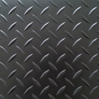 Premium Rutschfester Gummibodenbelag 3-6mm Diamantmuster Wasserdichte Gummimatten für Fitness-Studio Lager Garage Werkstatt