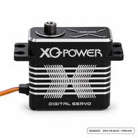 XQ-POWER XQS8020D Servo numérique sans noyau 22KG 0.104s Haute vitesse Étanche Engrenage en acier inoxydable Mécanisme de déclenchement 8.4V
