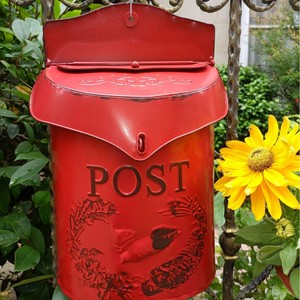 Buzón <span class=keywords><strong>de</strong></span> Pared Estilo Europeo, Decoración <span class=keywords><strong>de</strong></span> Pared Retro Desgastada, Decoración <span class=keywords><strong>de</strong></span> Pared para Jardín o Tienda <span class=keywords><strong>de</strong></span> Comestibles - Product Image 4