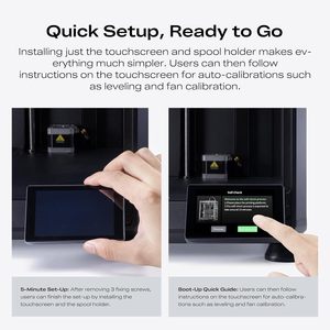 Impresora 3D K2 SE con Volumen de Impresión de 220x215x245mm, Nivelación Automática, Impresión FDM con Plataforma Caliente de Vidrio Templado y CA 110-220V - Product Image 6
