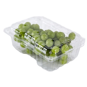Hộp Đựng Nho Trái Cây Bằng Nhựa Trong Suốt Dùng Một Lần Vỏ Sò Đóng Gói Cho Nho - Product Image 2