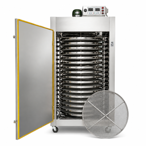 Déshydrateur alimentaire industriel commercial à 16 plateaux, sécheur rotatif pour fruits, légumes, herbes, viande, champignons - Product Image 1