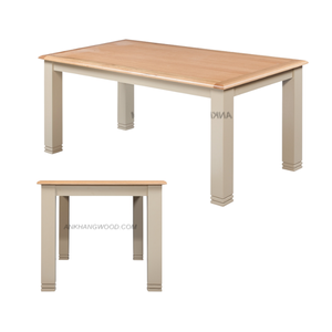 Mesa de comedor de madera de Estilo Vintage heredada Empaquetado personalizado Suministro directo de Vietnam Diseño moderno para uso doméstico o hotelero Precio bajo - Product Image 1