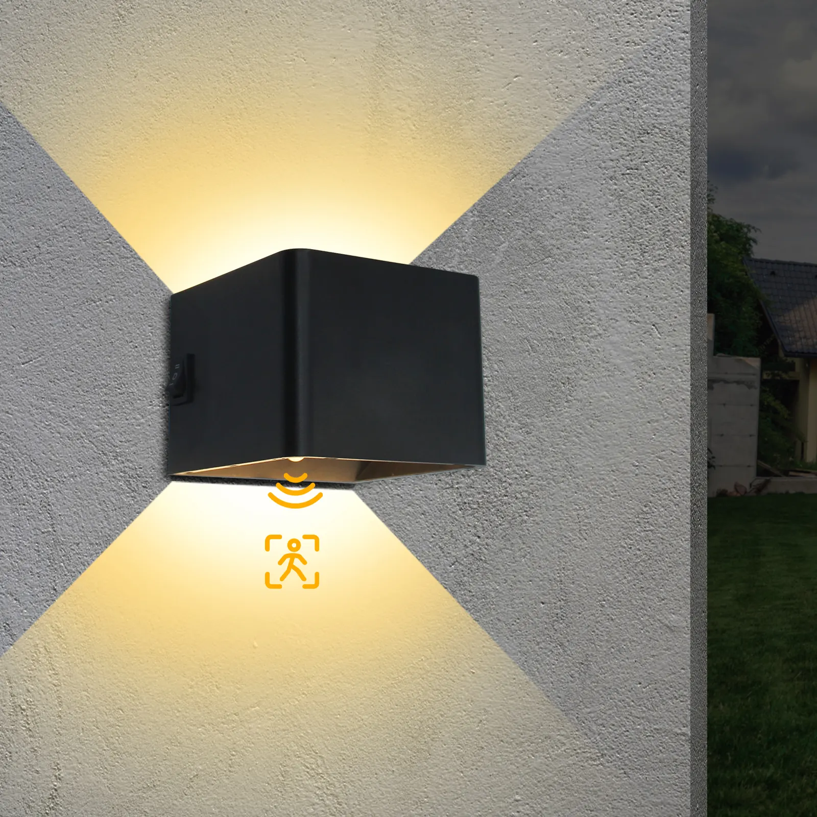 Sylstar Indoor Lamps Fancy Modern Lamp Sconce Motion Sensor Wall Light