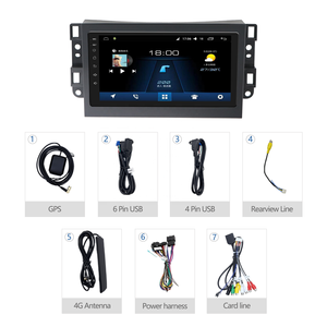 Meihua 10inch Android đài phát thanh xe đa phương tiện <span class=keywords><strong>Video</strong></span> <span class=keywords><strong>Player</strong></span> cho GMC Chevrolet tương thích Avalanche Silverado Tahoe Equinox Carplay - Product Image 3