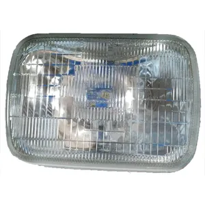 Luce automatica 7 pollici quadrato H6052 12V 100W/90W lampada a fascio sigillato alogeno 3 pin faro a vita 500 600