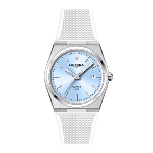 Reloj de Hombre Retro, Simple, Deportivo, de Negocios, Luminoso, con Calendario, Caja de Aleación de Cuarzo, Esfera de Vidrio, Correa de Silicona - Product Image 4