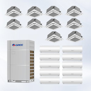 Système de climatisation VRF Gree professionnel, <span class=keywords><strong>compresseur</strong></span> à inversion CC de 6 à 88 CV avec unité de plafond à cassette à 360 degrés - Product Image 1