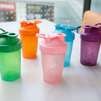 Bouteille d'eau en plastique pour Fitness, 400ml, pp sans bpa, pour GYM, protéine, logo personnalisé, sport, motivation, secouer, tasses