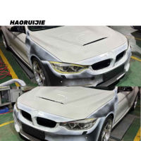 Kit de carrosserie large de haute qualité pour BMW F32, amélioration M4 M Sport, pare-chocs avant et arrière, jupes latérales, calandre, kit de conversion 1:1