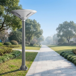 Batterie LiFePO4 LED Silicium Monocristallin 30W Lampe <span class=keywords><strong>Solaire</strong></span> de Jardin IP65 Étanche Angle de Faisceau 360° Aluminium <span class=keywords><strong>Allo</strong></span> - Product Image 1