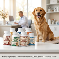 Glucosamine Chondroïtine Mureaux Verts à Croquer pour Chiens avec Curcuma Absorption Rapide Soin des Articulations OEM