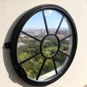 Finestre Rotanti in Vetro con Telaio in Alluminio a 360 Gradi °   <span class=keywords><strong>Finestra</strong></span> Girevole di Ricambio per Oblò, Finestre Ventilate Rotanti per Interni - Product Image 2
