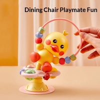 Puzzle gonflable en plastique à ventouse pour bébés et tout-petits (0-3 ans) - Développe la motricité fine des mains et apaise l'esprit