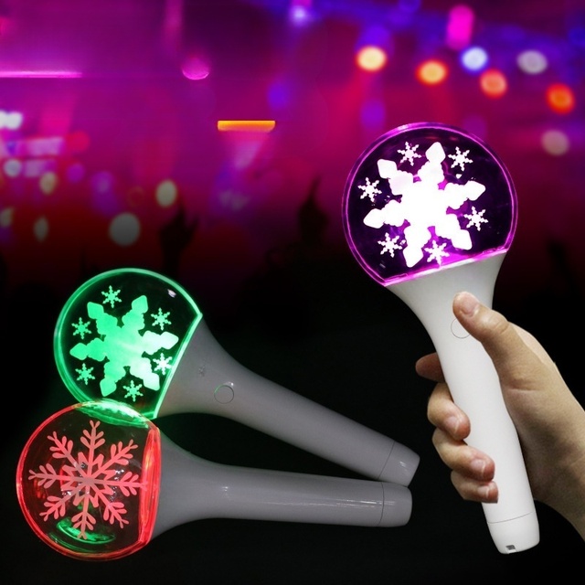 Custom Kpop Light Stick Remote Control Acrylic LED Hand Support Stick for Graduation & Ramadan K-pop Concert