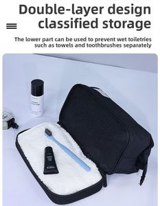 <b>Men</b> <b>Toiletries</b> Portable Travel Cosmetics Large Capacity Waterproof Cosmetic <b>Bag</b> Business Trip Storage Promotion Logo - Product Image 2