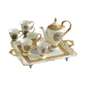 Wholesale British-style Ceramic Porcelain Afternoon <b>Tea</b> and Coffee <b>Set</b> with Eco-Friendly Design - Product Image 5