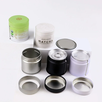Boîtes à matcha personnalisées avec logo, 30g 50g, impression UV, sérigraphie, gravure laser, prix compétitif, hermétiques, qualité alimentaire
