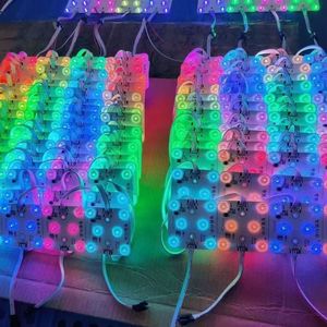 Módulo de Luz LED Inteligente RGB SMD3030 de 24 V CC, 6 LED por Placa, 68 x 68 mm, 4 W, Blockchain, IP20, Lente de Reflexión Difusa, Luz para Letreros - Product Image 2