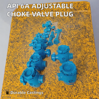 Vanne de régulation API 6A, vanne à bouchon pour machines pétrolières FIG1502