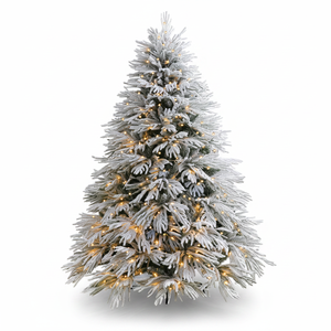 Nuevo Árbol de Navidad de PE Mixto Articulado de 180 cm 2026 para Decoración Festiva, Diseño de Escena de Ventana, DIY, Árbol Desnudo de <span class=keywords><strong>Araucaria</strong></span> Blanca Flocada - Product Image 5