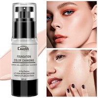 Fond de Teint Liquide Naturel Crazylife à Changement de Couleur pour le Visage – Maquillage et Soins de la Peau pour l'E-commerce Transfrontalier