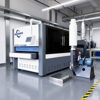 Machine de polissage et d'ébavurage de profilés métalliques en aluminium, fabriquée par le fabricant d'origine, pour le chanfreinage de tôles métalliques