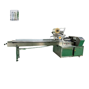 Full Scale Flow Pack <b>Machine</b> Horizontal Flow Wrapper <b>Machine</b> Candy <b>Biscuit</b> Flow Packing <b>Machine</b> - Product Image 2