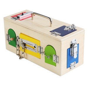 Juguete de caja con cerradura de madera Ncb Montessori para niños de 3 a 6 años, herramienta de aprendizaje práctico para el desarrollo intelectual y la educación temprana - Product Image 5