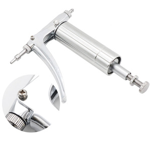Équipement vétérinaire d'injecteur médical automatique réglable de 0.1-1ml pour la seringue d'acier inoxydable de vacination de volaille et de bétail - Product Image 2