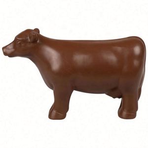 Cadeaux promotionnels personnalisés avec logo, jouet en mousse PU, style animal, balle anti-stress, vache noire, lait - Product Image 1