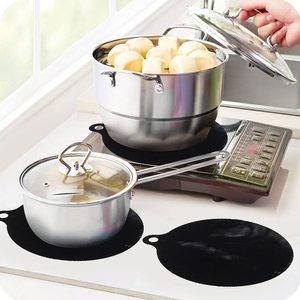 <b>Silicone</b> Induction Cooker Protective Mats Non-Slip Electric Cooktop Heat Insulated Pads Cooktop Cookware Pad Kitchen Accessories - Product Image 1