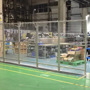 Pagar Robot pagar pengaman industri pagar aluminium