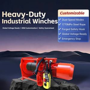 ALLMAN新しいデザイン220V 380V 3000KG 3Tonヘビーデューティ電気ケーブル引っ張りウィンチマシン用マイニングワークショップ - Product Image 2