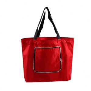 Sacs de courses personnalisés en gros X418 avec logos, sacs d'épicerie pliables, sacs fourre-tout portables en Oxford imperméables avec logo imprimé sur mesure - Product Image 4