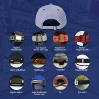 Gorra de Béisbol Casual de Algodón con Visera Bicolor, Bordado 3D en Relieve y Ojales Metálicos, Personalizable con Logotipo, Venta al por Mayor