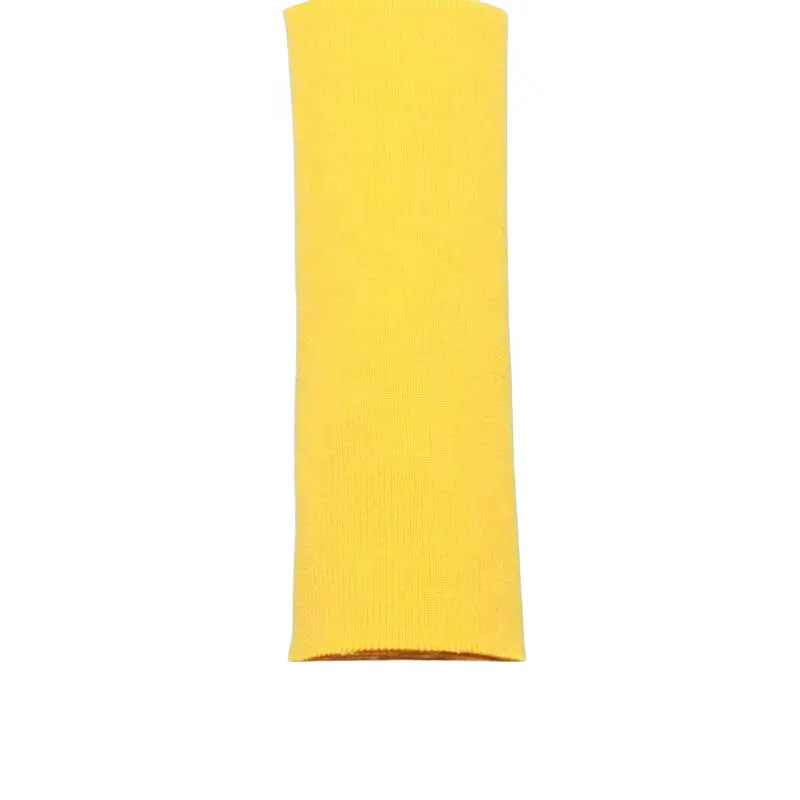 Factory Direct sales 1*1 premium yarn dyed polyester and spandex rib knitted leader mouth and hem down garment accessories