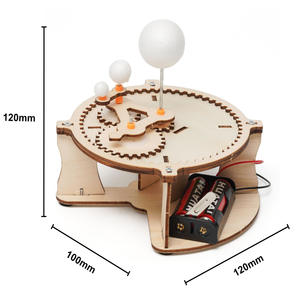 Modèle de système solaire, kit de montage rotatif, orbite de la Terre et de la Lune autour du Soleil, kit scientifique DIY pour l'éclipse, éclipse lunaire - Product Image 5