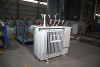 Transformador de Distribuição Trifásico Wanbo-77 50kVA-500kVA 11kV/33kV para 400V com Núcleo de Aço Silício - Transformador de Potência Redutor